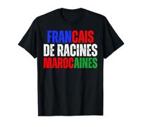 Francais De Racines Marocaines - Cadeau Drapeau France Maroc T-Shirt