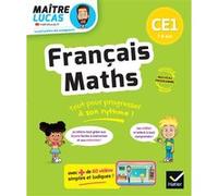 Français et Maths CE1 - Nouveau programme - Cahier de soutien avec des vidéos Leçons et exercices corrigés - Suzanne Rougel - Hatier - broché - Scolaire / Universitaire