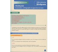 Français, grammaire, orthgraphe et approche du texte Grammaire, orthographe et approche du texte - Charles Tafanelli - Studyrama Eds - broché - Scolaire / Universitaire