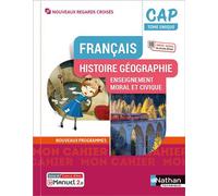 Français Histoire Géographie CAP Regards Croisés - Livre + Licence élève - 2022 - Adrien David - Nathan Technique - broché - Scolaire / Universitaire