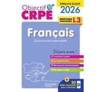 Français L3 - Epreuve Écrite D'admissibilité - Edition 2026