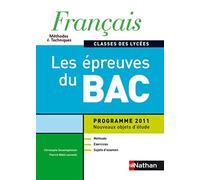 Français - Les épreuves du Bac