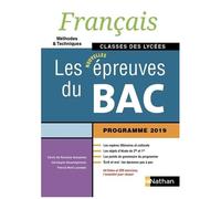 Français Les Nouvelles Épreuves Du Bac Classes Des Lycées - Méthodes & Techniques