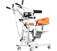 Français : Lève-Patient électrique avec Dispositif De Levage Assisté Et Télécommande, Hauteur Réglable Assis-Debout, élévateur avec Frein Manuel Et Table à Manger, Chaise De Transfert pour