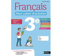 Français - Mon cahier d'activités - 3e - Edition 2018