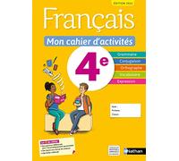 Cécile de Cazanove – Français : Mon cahier d'activités 4e – Élève – Broché (2022)