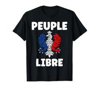 Français Patriotisme fierté Patriote France Peuple Libre T-Shirt