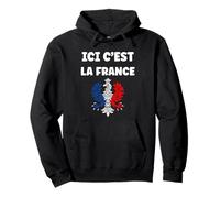 Français Patriotisme fierté Patriote Ici C'est la France Sweat à Capuche