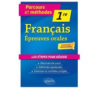 Français - Première - Épreuves orales du bac - nouveaux programmes