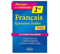 Français - Première - Épreuves orales du bac - nouveaux programmes