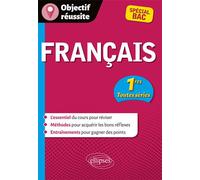 Français - Première toutes séries - Spécial Bac - Amélie Charvet - Ellipses - broché - Scolaire / Universitaire