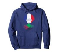 Français Racines Martiniquaises Drapeau Martinique France Sweat à Capuche