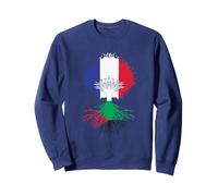 Français Racines Martiniquaises Drapeau Martinique France Sweatshirt