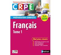 Français - Tome 1 - Ecrit 2019 - Préparation complète - CRPE (01)