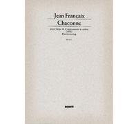 Partitions classique SCHOTT FRANCAIX JEAN - CHACONNE - HARP AND 11 STRING INSTRUMENTS Ensemble à cordes