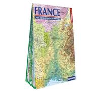 France 1/1.500.000 carte administrative et physique (format XXL, laminée)