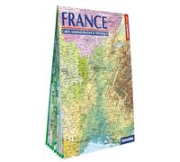 France 1/1.500.000 carte administrative et physique (format XXL, laminée)