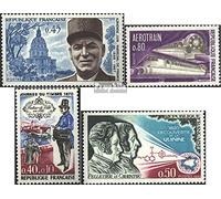 France 1700,1701,1702,1703 (complète.Edition.) neuf avec gomme originale ** MNH 1970 Juin, Aerotrain, philatélie, Chinin (Timbres pour les collectionneurs) vehicules sur rails / funiculaire
