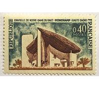 France 1964. Timbre de Collection Neuf Authentique No 1435. Monuments : Eglise Ronchamp