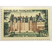 France 1968. Timbre de Collection Neuf Authentique No 1559. Monuments : Chateau de Langeais