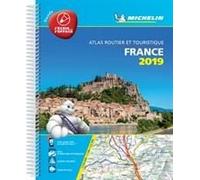 France 2019 -Tourist & Motoring Atlas A4 Laminated Spiral