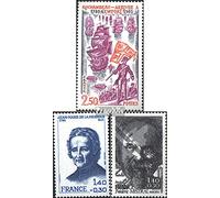 France 2214,2218,2219 (complète.Edition.) Neuf avec Gomme Originale ** MNH 1980 troupes, Mennais, Mistral (Timbres pour Les collectionneurs) Militaire/Chevalier