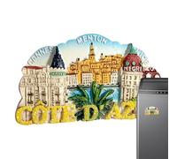 France Aimant Frigo, Fort - Aimant Frigo Palais de Versailles, aimants de décoration de réfrigérateur aimants casiers souvenirs de voyage, Multipurpose Everyday Utility | Multipurpose Outdoor Indoor