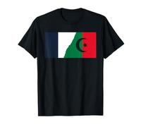 France Algérie Fierté Simple Drapeau Franco Algérien T-Shirt