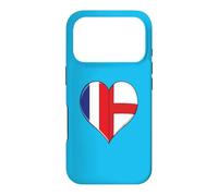 France Angleterre Joli Drapeau Fiers Fans Anglais Français Coque pour iPhone 17 Pro