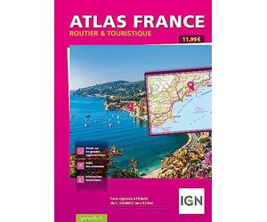 FRANCE ATLAS ROUTIER ET TOURISTIQUE SPIRALE