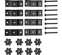 France Attelage Adaptateur barres de toit acier pour porte-skis Menabo Frozen Alu, Silver Ice et Yelo