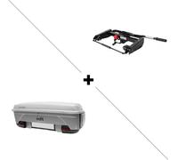 France Attelage Coffre BackBox gris pour support de base MFT et Support de base pour fixation d'accessoires MFT