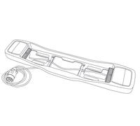 France Attelage Support de plaque d'immatriculation + prise 7 broches pour porte-vélos Hapro Atlas Active II