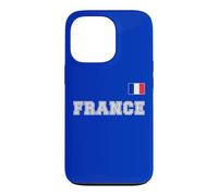 France avec Drapeau pavillon sur la Poitrine Coque pour iPhone 13 Pro