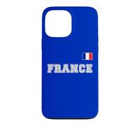 France avec Drapeau pavillon sur la Poitrine Coque pour iPhone 13 Pro Max