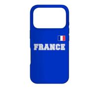 France avec Drapeau pavillon sur la Poitrine Coque pour iPhone 17 Pro