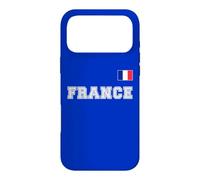 France avec Drapeau pavillon sur la Poitrine Coque pour iPhone 17 Pro Max