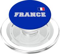 France avec Drapeau pavillon sur la Poitrine PopSockets PopGrip pour MagSafe
