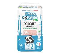 France Bébé Couches écologiques françaises Taille 2 - 56 couches