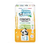 France Bébé Couches écologiques françaises Taille 3 - 54 couches