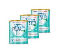 FRANCE BéBé EQUILIBRE - 1er âge en poudre - Boîte de lait infantile en poudre pour Nourrisson de 400 gr - fabriqué en France avec du lait français (3 boîtes)