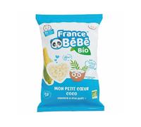 France Bébé Nutrition Mon Petit Cœur de Maïs Soufflé Coco +8m Bio 30g