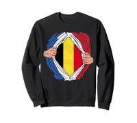 France Belgique Idée-cadeau Français d'Origines Belges Sweatshirt