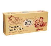 FRANCE - Biscuits aux amandes REFLETS DE | Savoureux et croquants | Idéals pour le goûter | le paquet de 90g | LOT DE 3