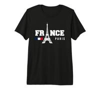 France Cadeau French Eiffel Tower Paris Monaco Français T-Shirt Haut de Gamme