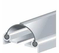 FRANCE CALFEUTRAGE (ELTON) JAA10022 Profil alu BB Seul pour Joint à Battement ELTON-224cm-4501601