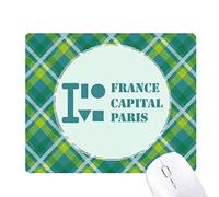 france capitale paris réseaux verte grille pixel tapis de souris