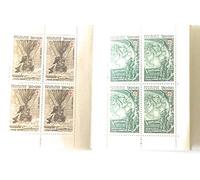 France Carnet Croix Rouge 1982. 4 Timbres de Collection référence Num 2248 et 4 Num 2247. par des Livres Express. Jules Vernes
