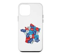France Carte Régionale Design Graphique Régions Normandie Bretagne Coque pour iPhone 12 Mini