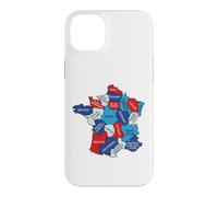 France Carte Régionale Design Graphique Régions Normandie Bretagne Coque pour iPhone 14 Plus